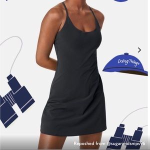 BRAND NEW Outdoor Voices Black Exercise Dress
